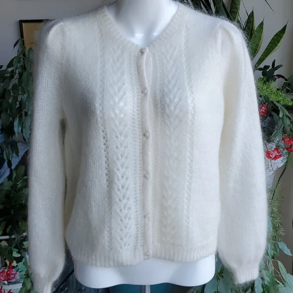 Sezane | Sweaters | La Maille Sezane Paris White Cardigan
